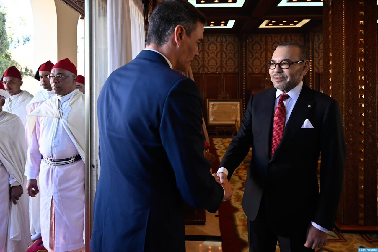 HM King Mohammed VI Receives Spanish PM Pedro Sanchez