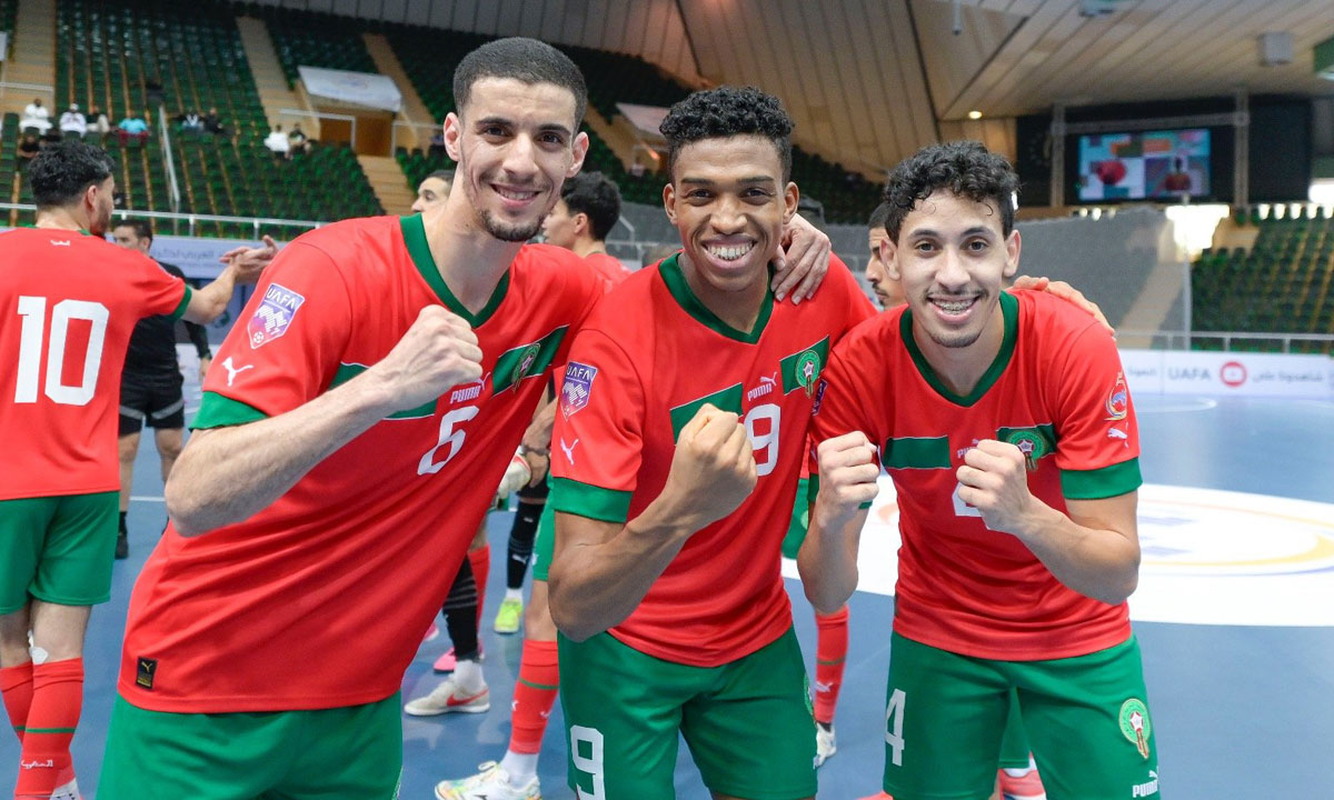 Arab Futsal Cup Morocco Book Ticket To Semi Finals