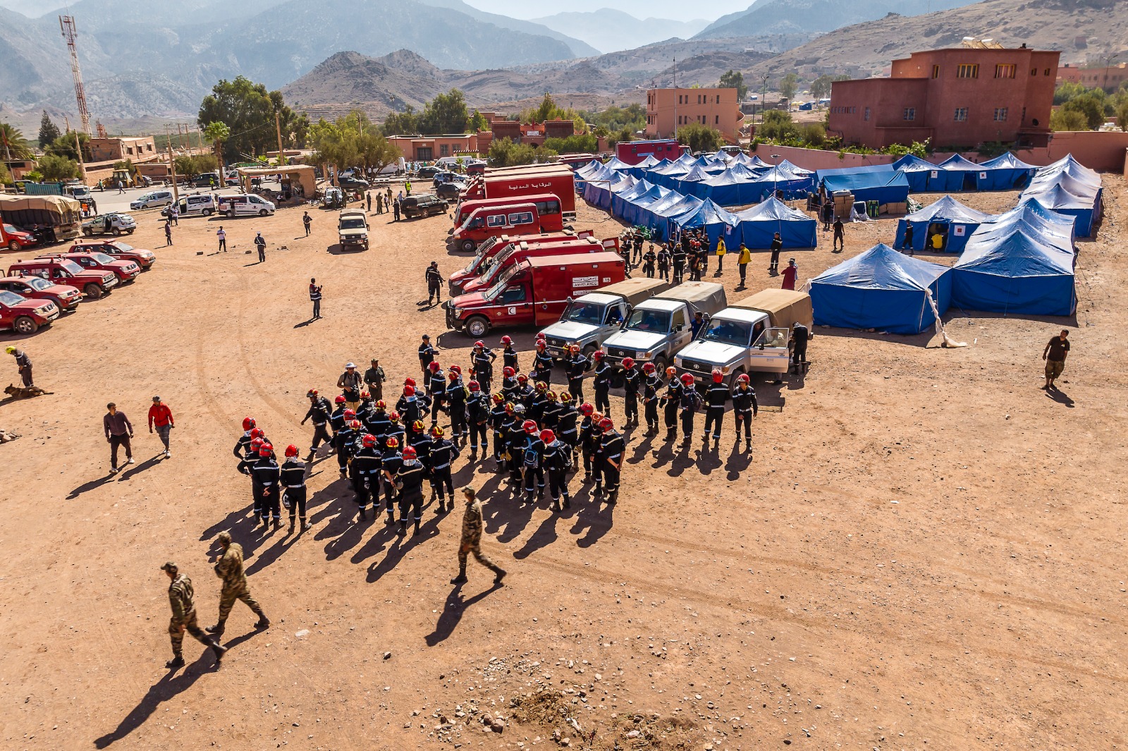 Al Haouz Earthquake: Citizens Provided With Shelter Ahead Of Potential ...