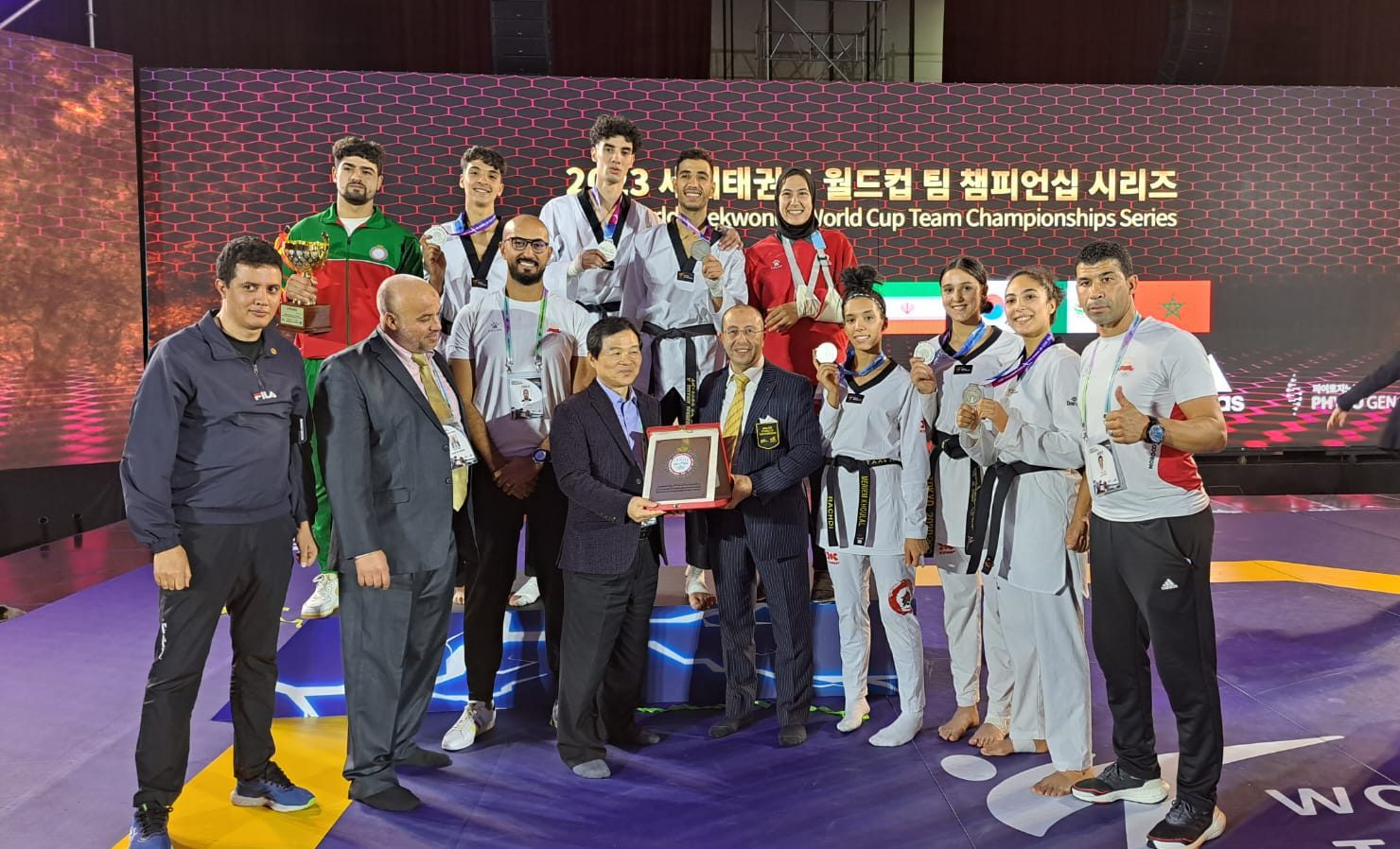 2023 Taekwondo World Cup Team Championships Moroccan CoEd Selection Finishes RunnerUp
